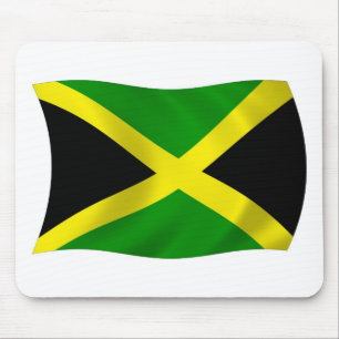 Tapis De Souris Dessous de souris au drapeau de la Jamaïque