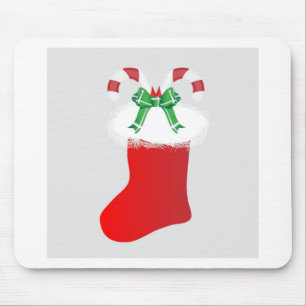 Tapis De Souris Destin de paix de sucre de canne de bas de Noël