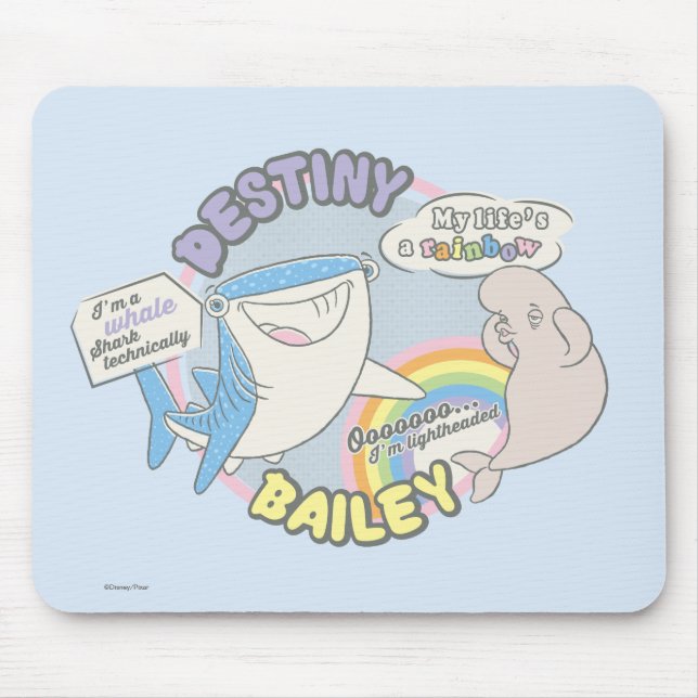 Tapis De Souris Destiny & Bailey Comic Graphic (Devant)