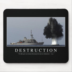 Tapis De Souris Destruction : Citation inspirée 1
