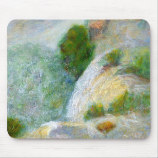 Tapis De Souris Détail, cascade dans la brume, Mousepad