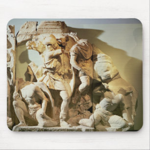 Tapis De Souris Détail de frise d'une scène de bataille
