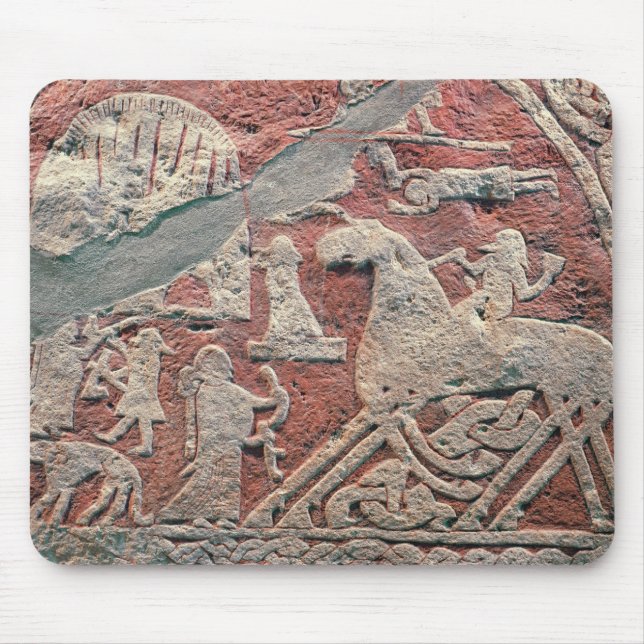 Tapis De Souris Détail des chiffres montrant une saga (Devant)