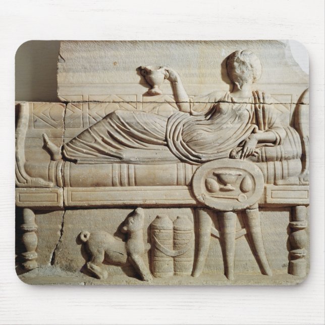 Tapis De Souris Détail d'un sarcophage (Devant)