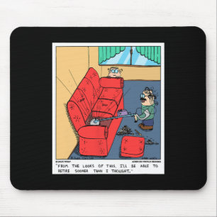 Tapis De Souris Détecteur Métal Le Canapé Drôle Prospection Nouvea
