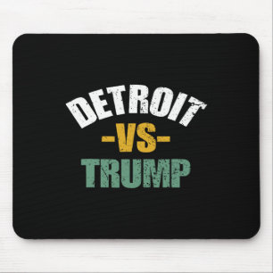 Tapis De Souris Détroit Contre Trump Élection Anti-Trump 2024 Vote