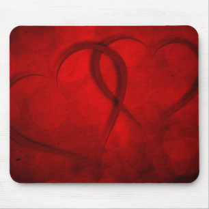 Tapis De Souris Deux coeurs
