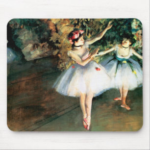 Tapis De Souris Deux danseurs sur scène par degrés