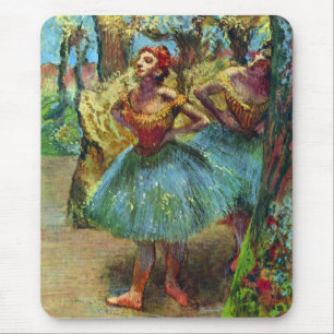Tapis De Souris Deux danseuses par Edgar Degas, Art de ballet vint