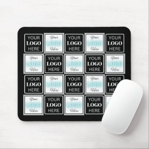 Tapis De Souris Deux logos événement simple fond blanc