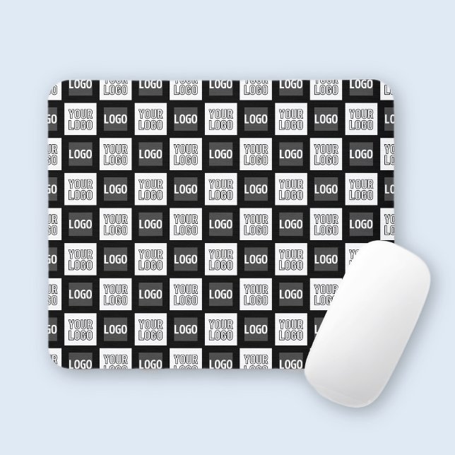 Tapis De Souris Deux logos ou images Motif répétitif (Créateur téléchargé)