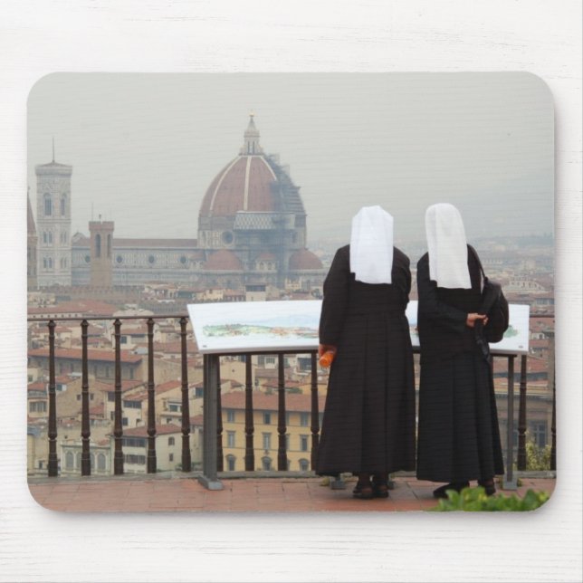 Tapis De Souris Deux nonnes, Florence, Italie (Devant)