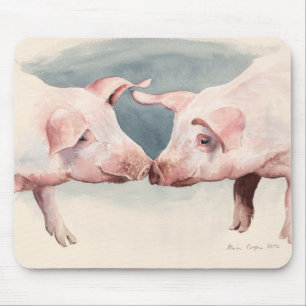 Tapis De Souris Deux peu de Piggies 2012