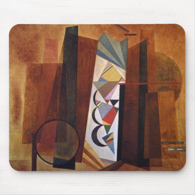 Tapis De Souris Développement de Kandinsky dans la peinture Abstra (Devant)