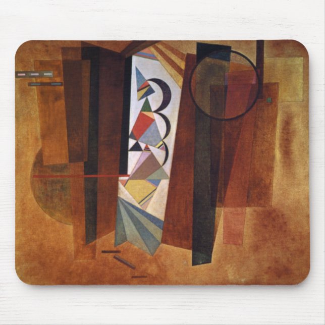 Tapis De Souris Développement de Kandinsky dans la peinture Abstra (Devant)