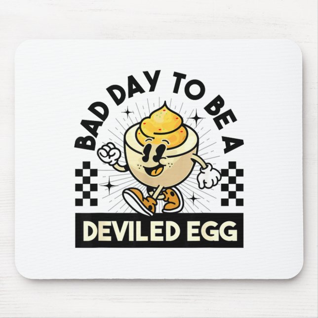 Tapis De Souris Deviled Egg Thanksgiving Eggs For Men Women Funny  (Devant)