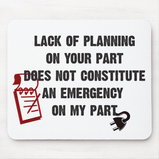 Tapis De Souris Devis (Devant)