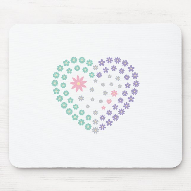Tapis De Souris Dévotion florale (Devant)