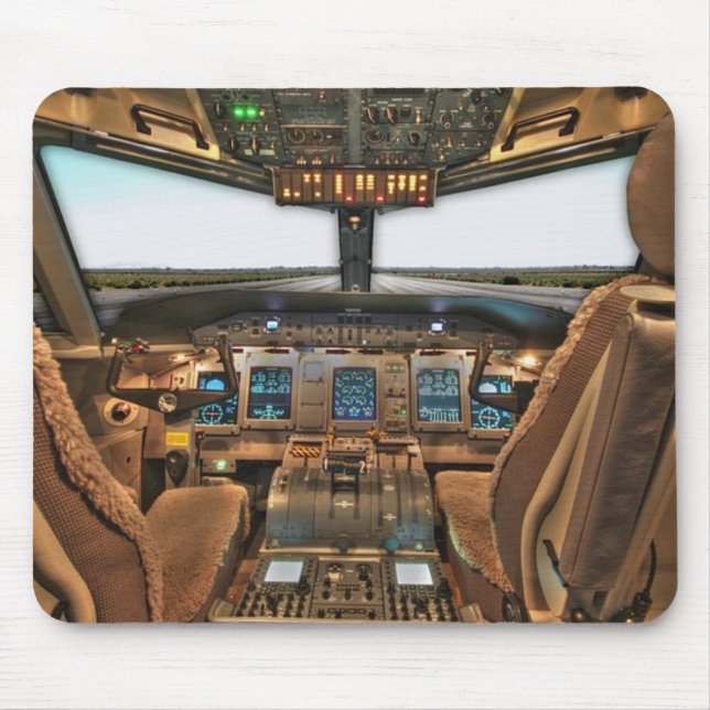 Tapis de souris d'habitacle d'avion (Devant)