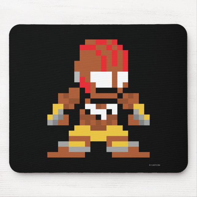 Tapis De Souris Dhalsim à 8 bits (Devant)