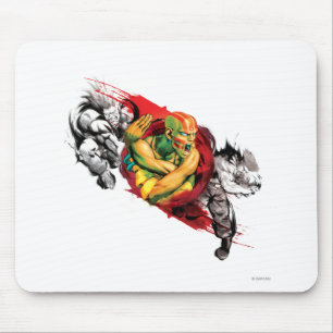 Tapis De Souris Dhalsim, Blanka et perfidie