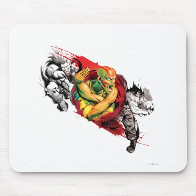 Tapis De Souris Dhalsim, Blanka et perfidie (Devant)