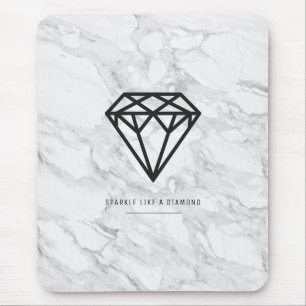 Tapis De Souris Diamant avec du marbre