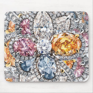 Tapis De Souris Diamant Puakenikeni Mousepad par Richard Calderon