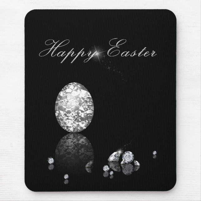 Tapis De Souris Diamants d'Oeufs de Pâques brillants - Mousepad (Devant)