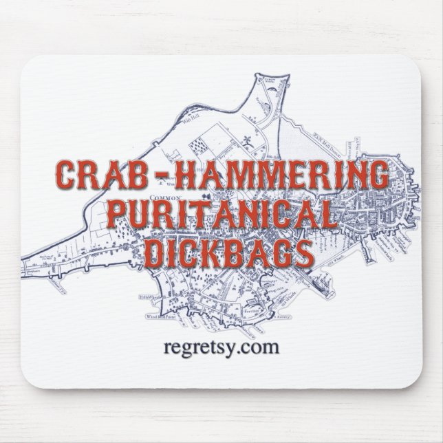 Tapis De Souris Dickbags puritain (Devant)