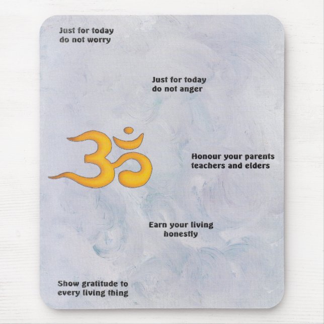 Tapis de souris d'idéaux de Reiki (Devant)