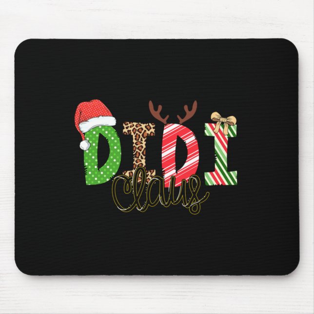 Tapis De Souris Didi Claus Xmas Happy Family New Santa Claus Chris (Devant)