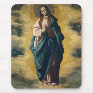 TAPIS DE SOURIS DIEU BÉNISSE LA CONCEPTION IMMACULÉE
