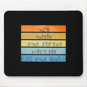 Tapis De Souris Dieu entend prier Sourde Sensibilisation Sourde Si