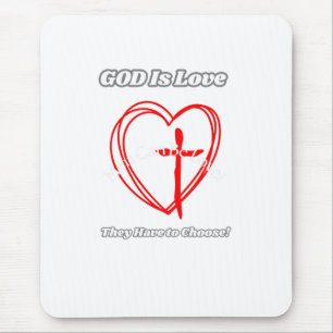 Tapis De Souris "Dieu est Amour."