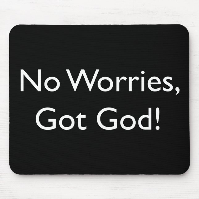 Tapis De Souris Dieu obtenu (Devant)