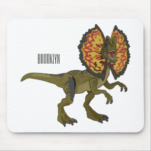 Tapis De Souris Dilophosaurus dessin animé