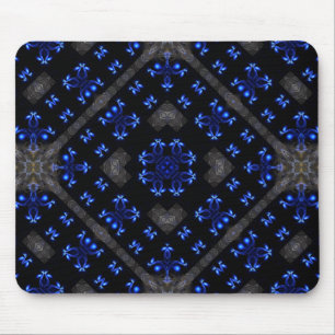 Tapis De Souris Dimensions bleues Motif Mousepad