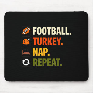Tapis De Souris Dinde de football pour enfants garçons hommes