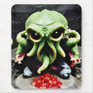 Tapis De Souris Dîner avec Cthulhu