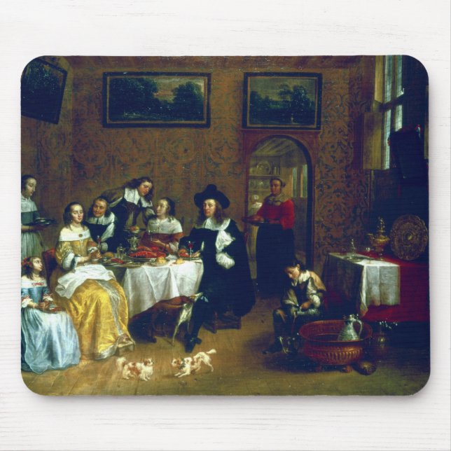 Tapis De Souris Diner noble de famille (Devant)