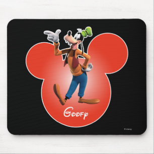 Tapis De Souris Dingo   Icône tête de Mickey