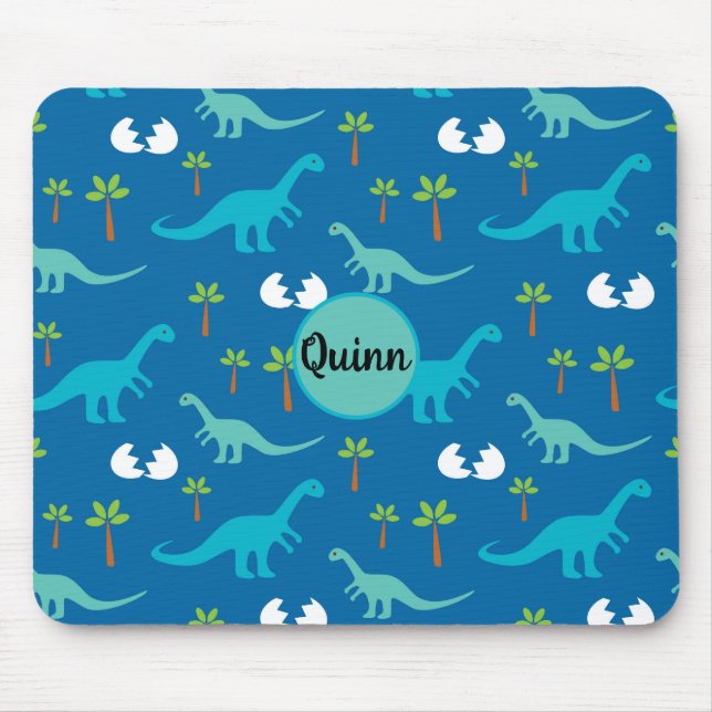 Tapis De Souris Dino Personnalisé Fun Mousepad (Devant)
