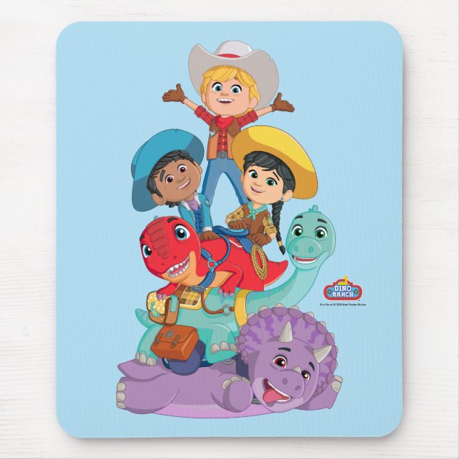 Tapis De Souris Dino Ranch Friends (Devant)
