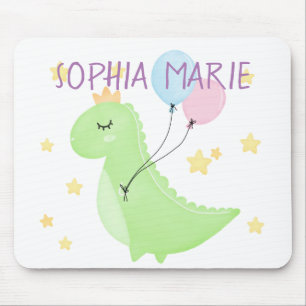 Tapis De Souris Dinosaure à ballons