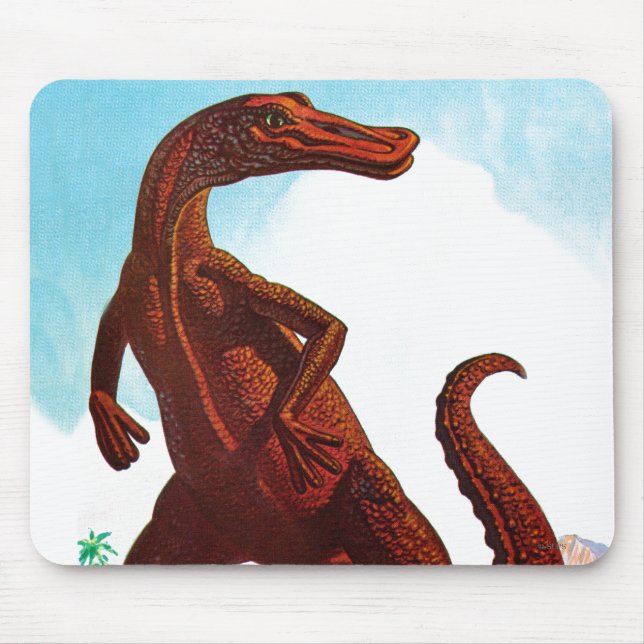 Tapis De Souris Dinosaure de Hadrosaurus (Devant)