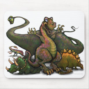Tapis De Souris Dinosaures