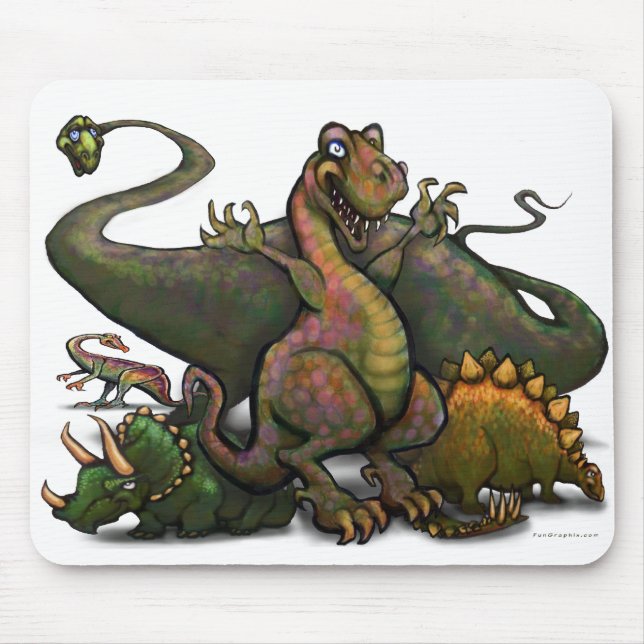 Tapis De Souris Dinosaures (Devant)
