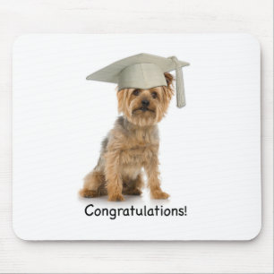 Tapis De Souris Diplôme Yorkie Félicitations Yorkie