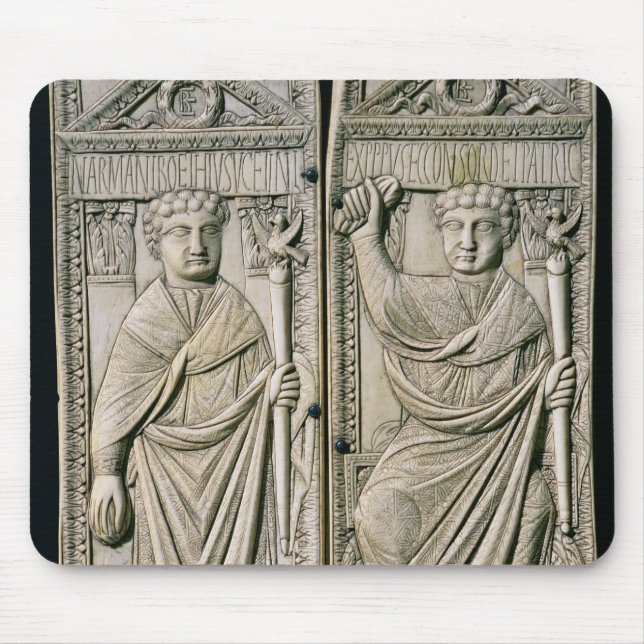 Tapis De Souris Diptyque de consul de Boethius dans l'ANNONCE 487 (Devant)